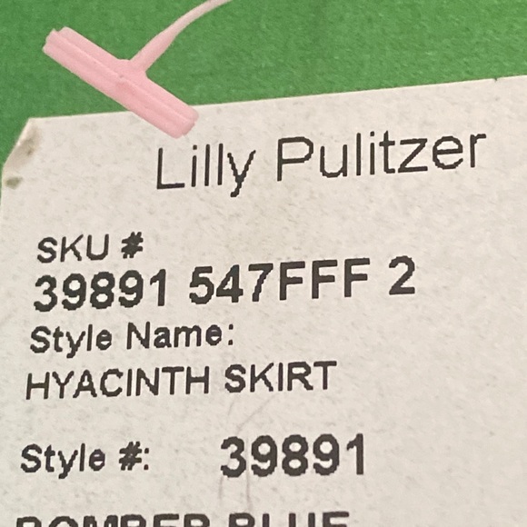 Lilly Pulitzer Blue & Green Hyacinth Lace Skirt - Picture 10 of 12